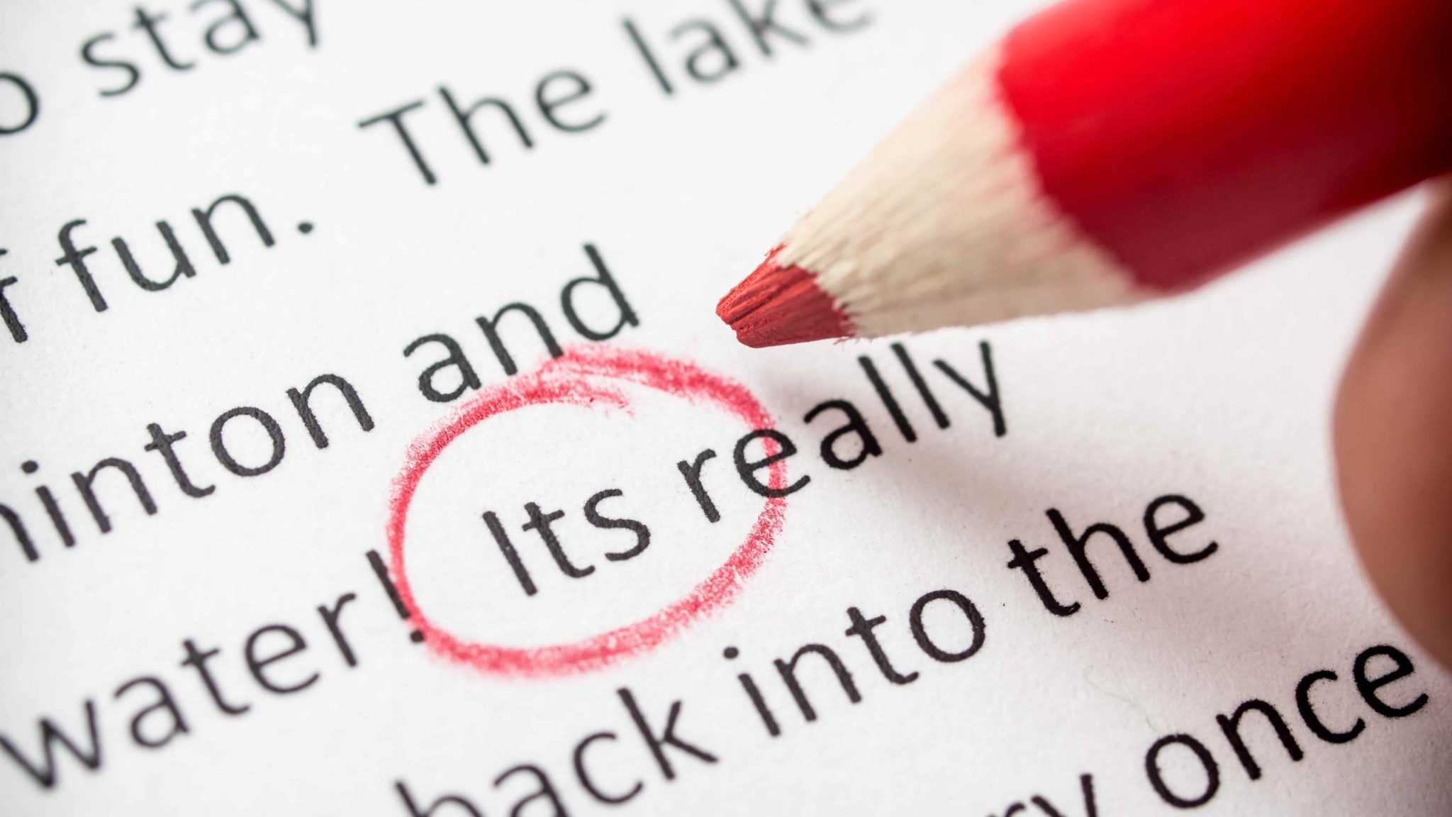 proofreading your writing