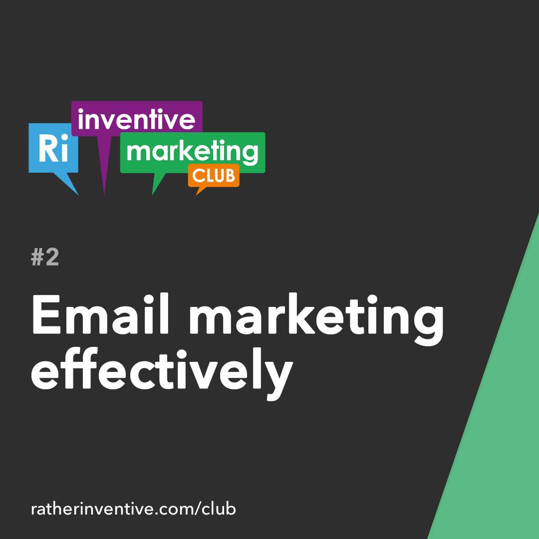 IMC2: Using email marketing effectively