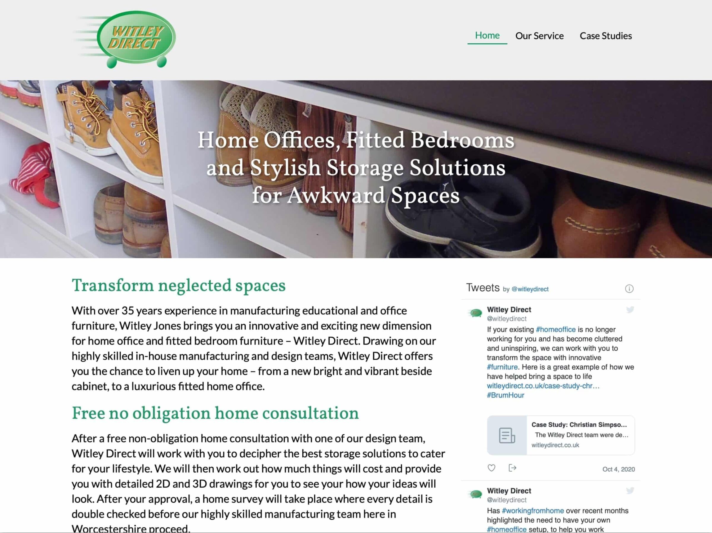 Witley Direct website witleydirect.co.uk