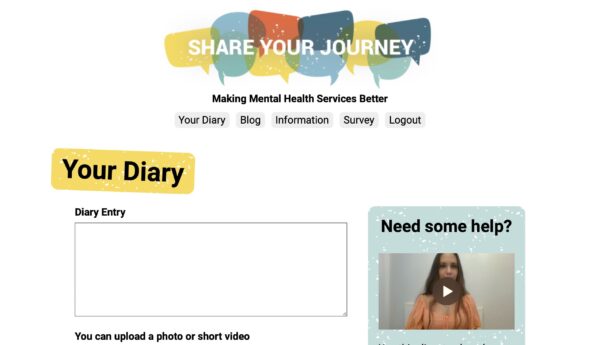Share Your Jouney website screenshot
