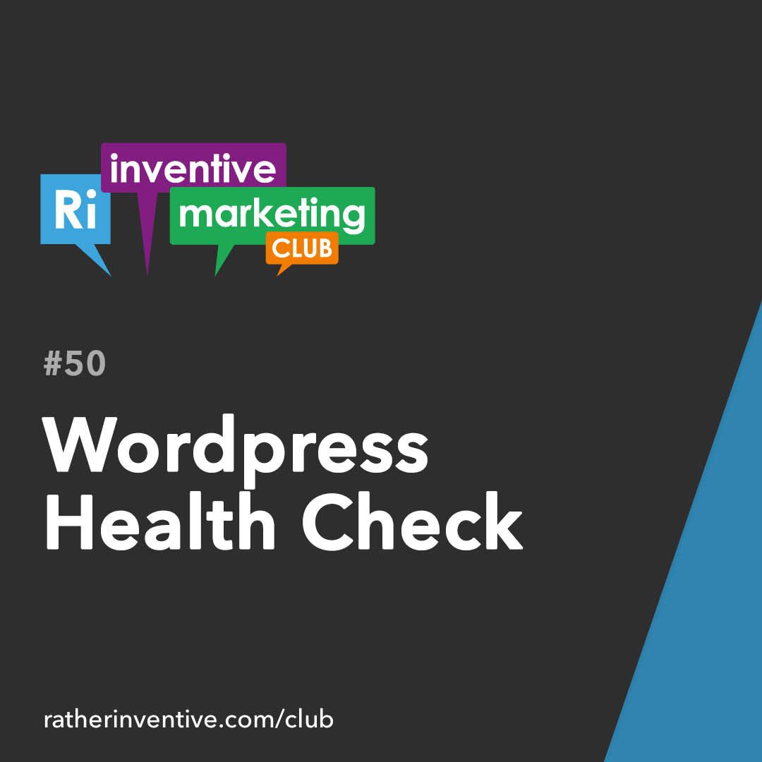 IMC50: WordPress Health Check