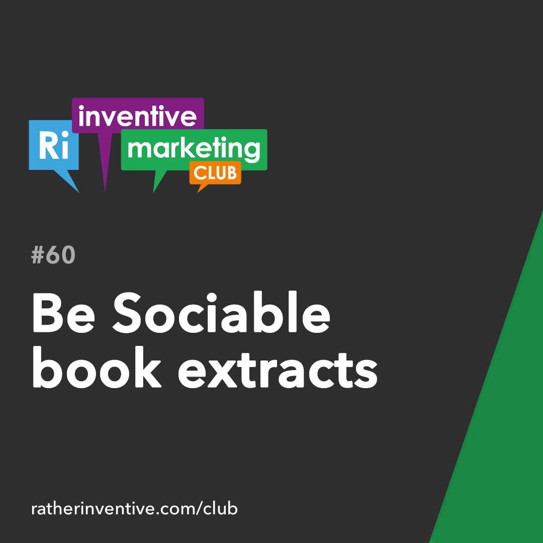 IMC60: Be Sociable book extracts