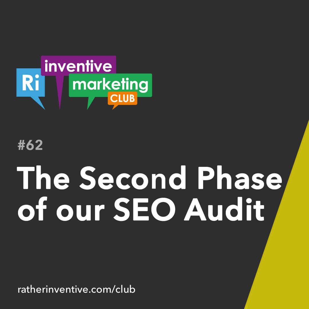IMC62: The Second Phase of Our SEO Audit