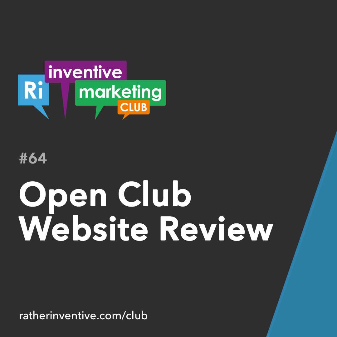 IMC64: Open Club Website Review