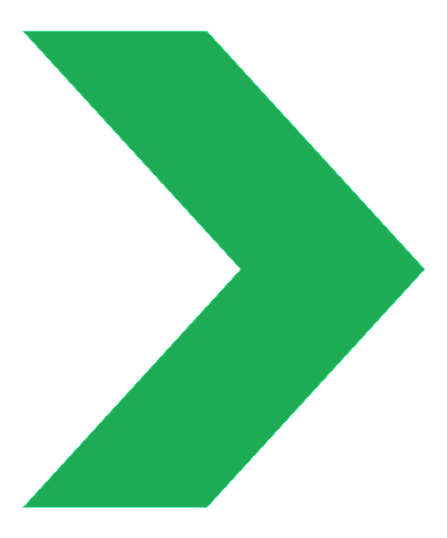 Chevron right arrow green