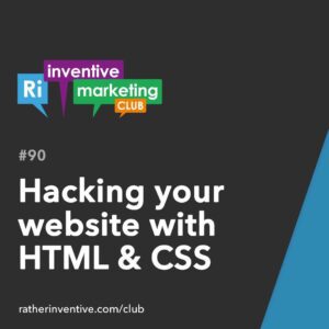 IMC90 Hacking your website with HTML & CSS thumb