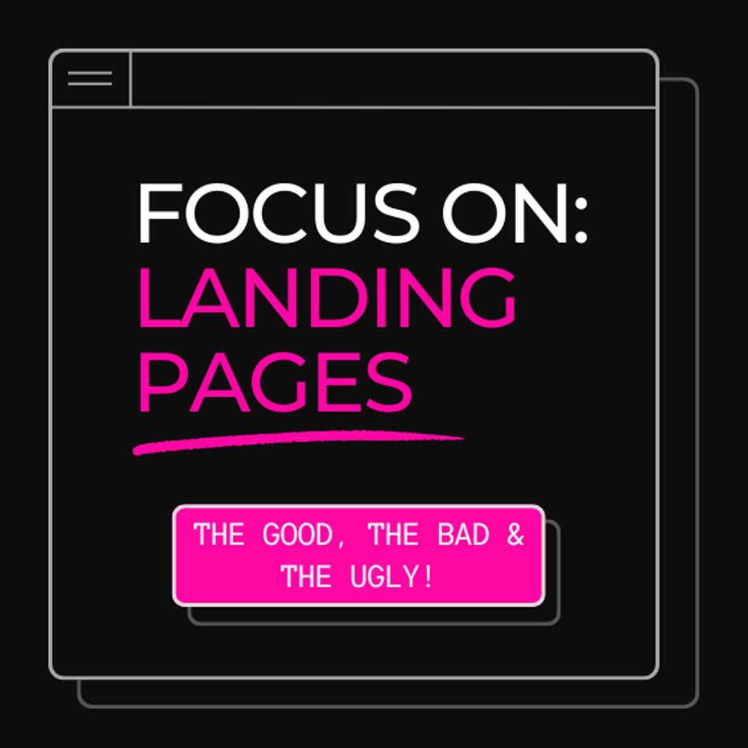 IMC133: Focus On: Landing Pages
