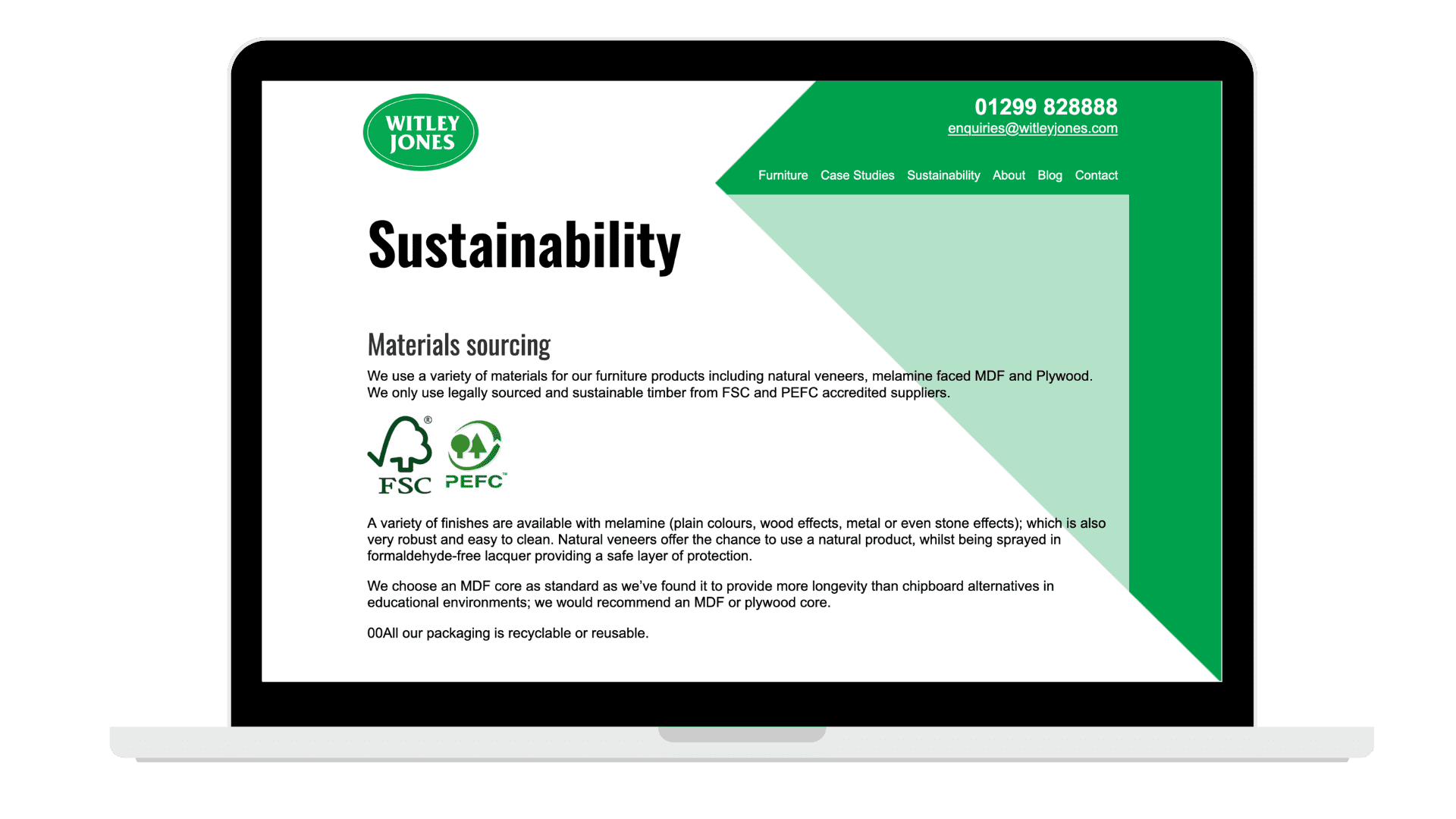 WitleyJones Sustainability Plan